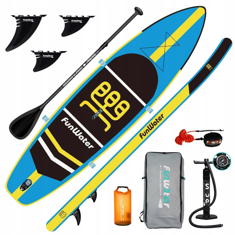 Φουσκωτό paddleboard FunWater CRUISE Paddle Board SUP BLUE