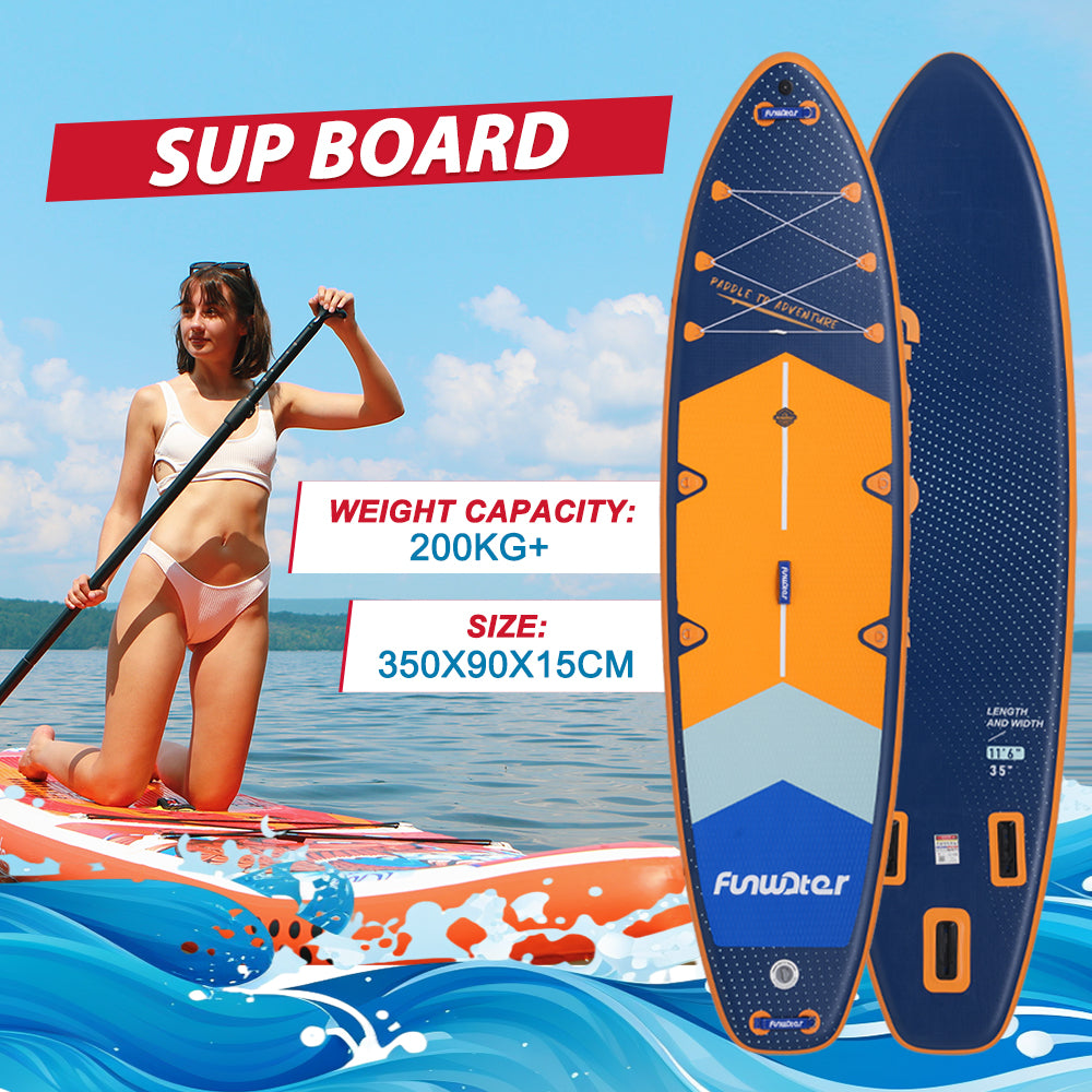 Φουσκωτό paddleboard FunWater CRUISE Paddle Board SUP RED