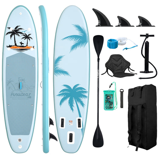 FunWater RELAX Caribbean 11'6'' Φουσκωτό SUP Kayak – Σετ Paddle Board με Κάθισμα & Αξεσουάρ