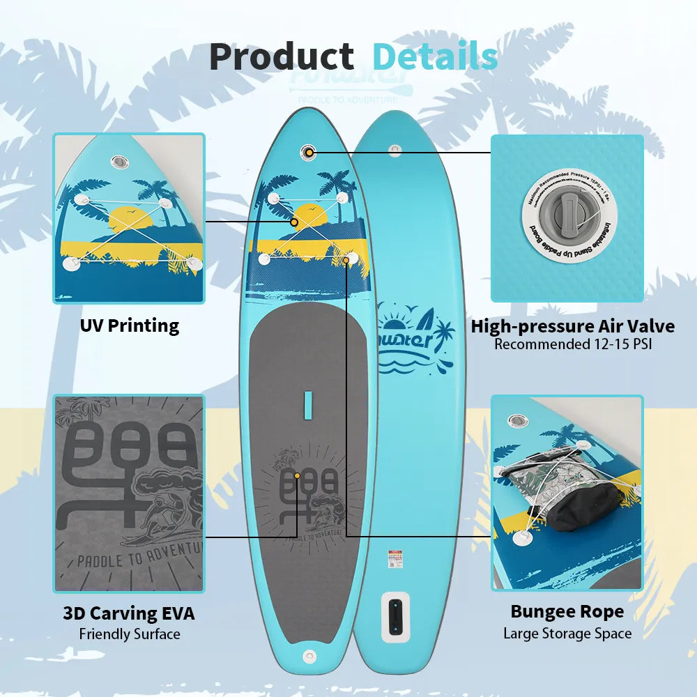 Φουσκωτό paddleboard FunWater CRUISE Paddle Board SUP RED