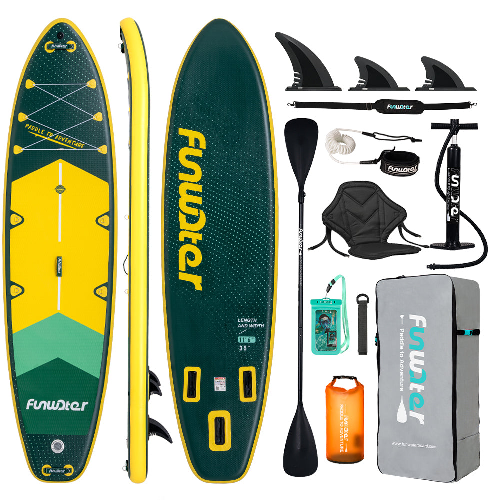 Φουσκωτό paddleboard FunWater CRUISE Paddle Board SUP RED