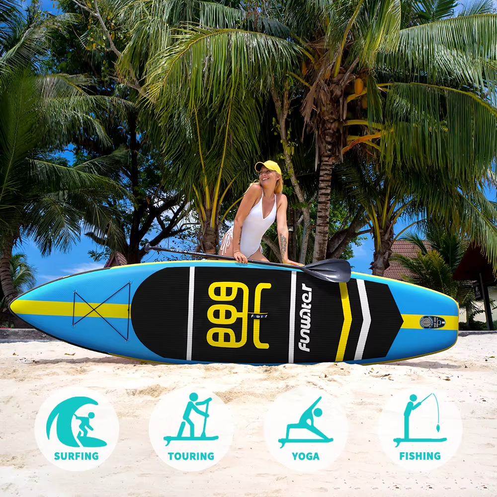 Φουσκωτό paddleboard FunWater CRUISE Paddle Board SUP BLUE