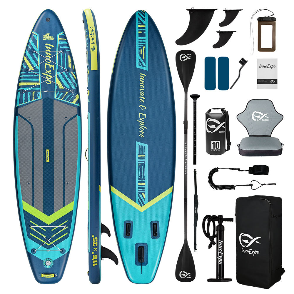 Φουσκωτό SUP Kayak Glide 11'6'' 350 εκ. – Premium Σετ με Φουσκωτό Κάθισμα Kayak