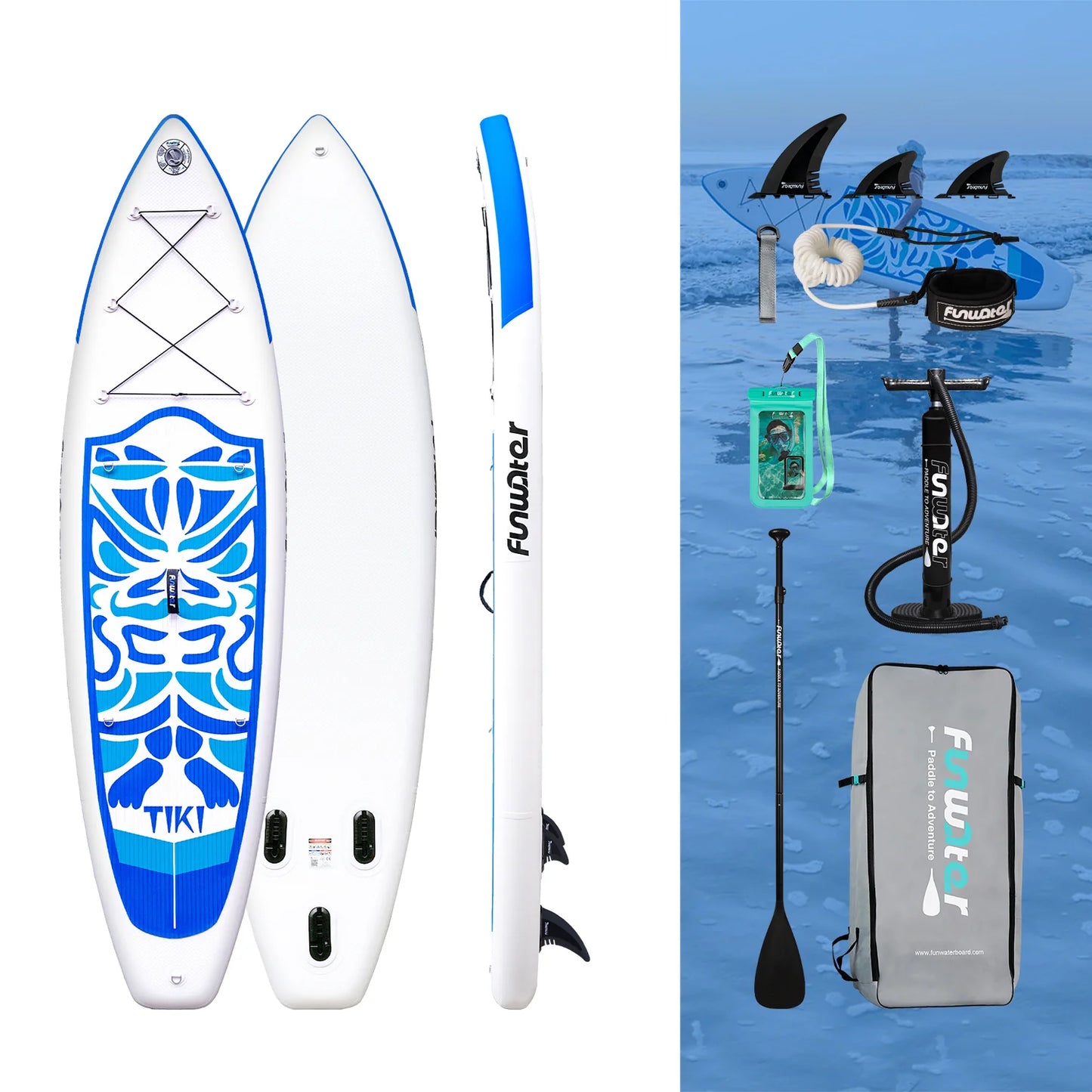 Φουσκωτό paddleboard FunWater TIKI Paddle Board SUP