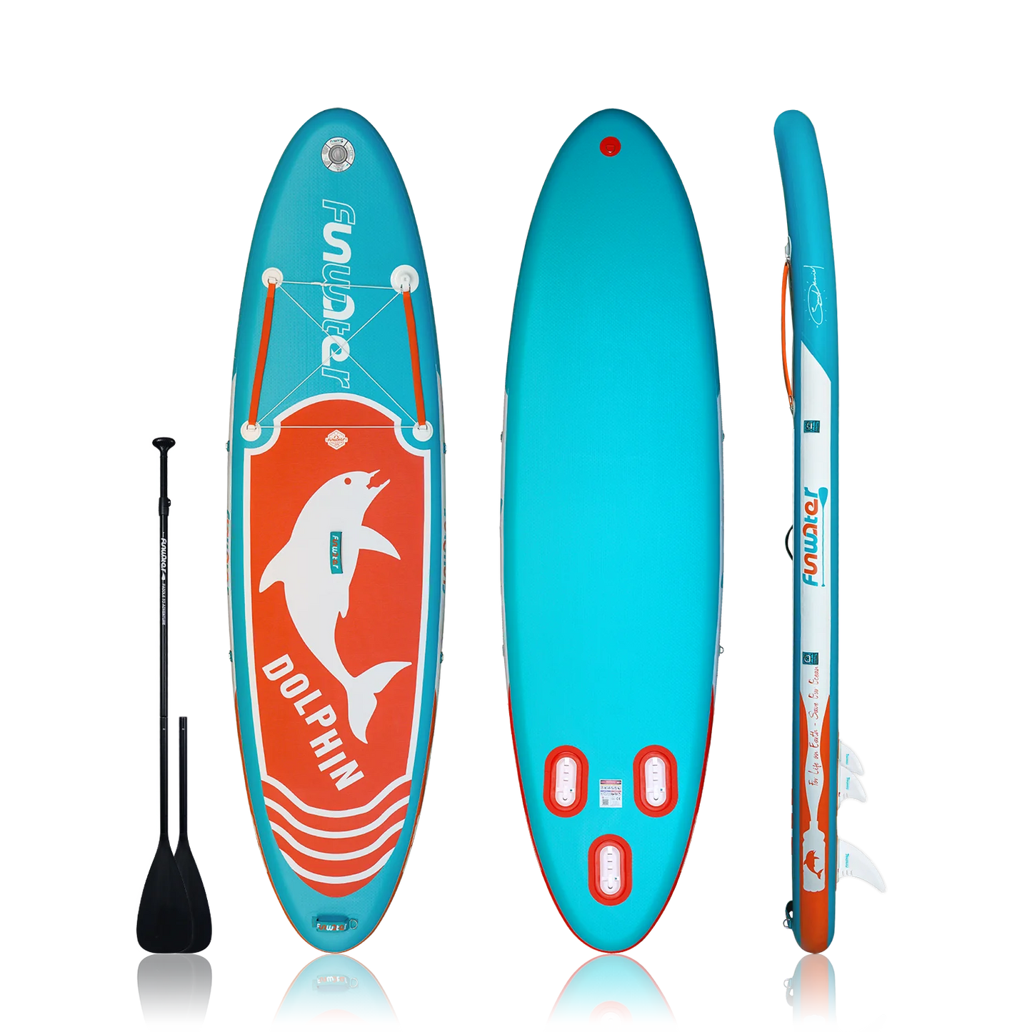 Φουσκωτό paddleboard FunWater CRUISE Paddle Board SUP RED
