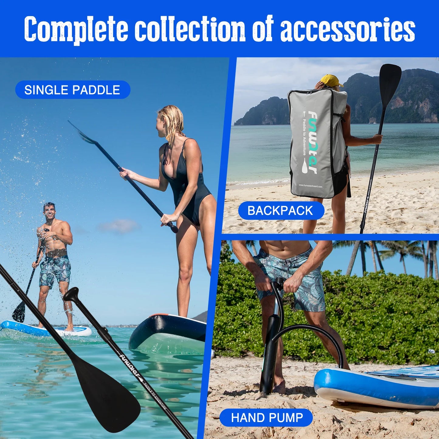 Φουσκωτό paddleboard FunWater TIKI Paddle Board SUP