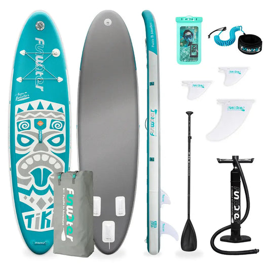 FunWater TIKI 10'6'' Φουσκωτό SUP Board – Σετ Paddle Board με Αξεσουάρ