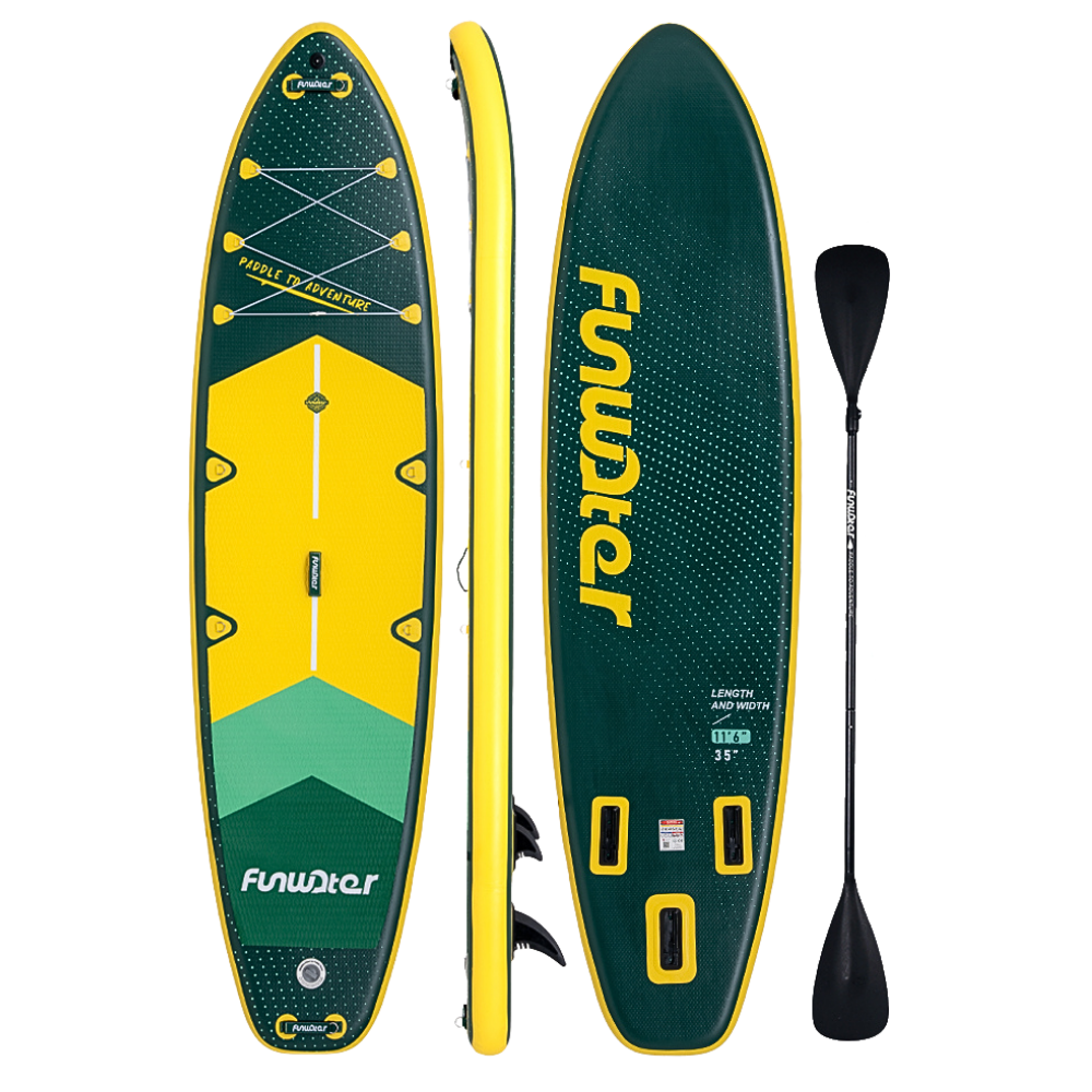 FunWater ADVENTURE PRO Green 11'6'' Φουσκωτό SUP Kayak