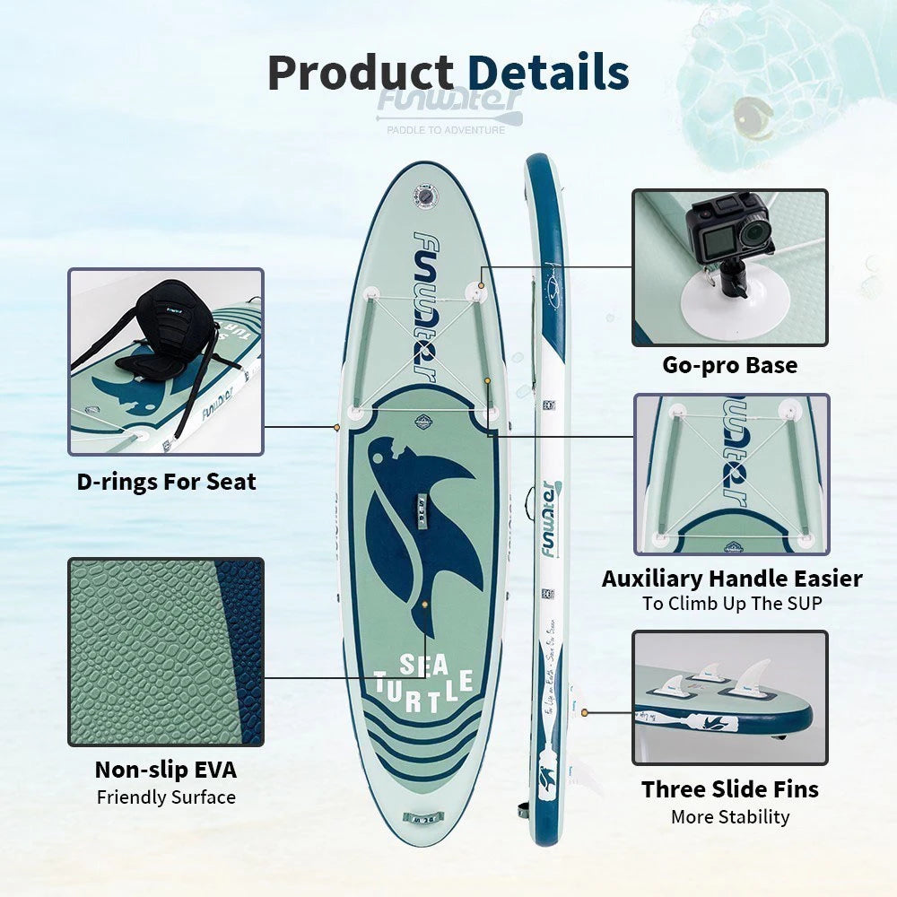 Φουσκωτό paddleboard FunWater CRUISE Paddle Board SUP RED