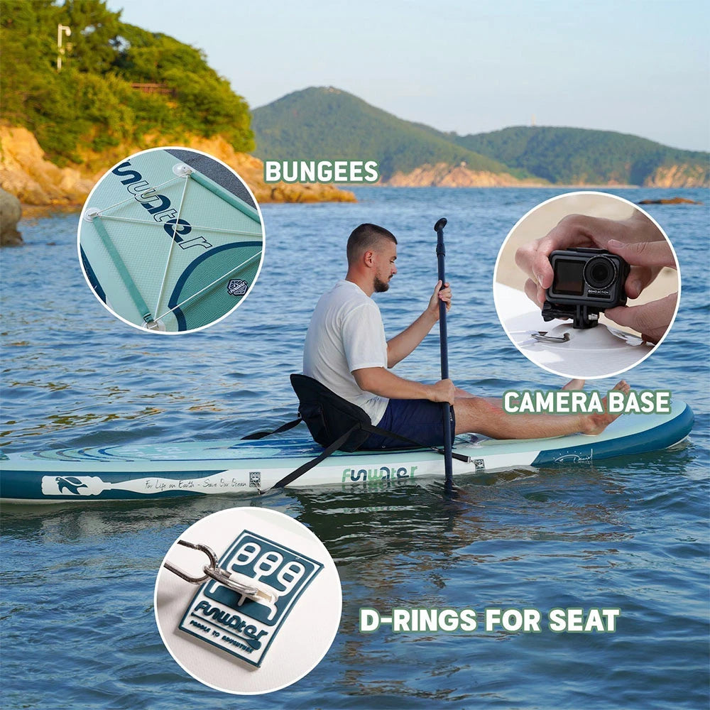 Φουσκωτό paddleboard FunWater CRUISE Paddle Board SUP RED