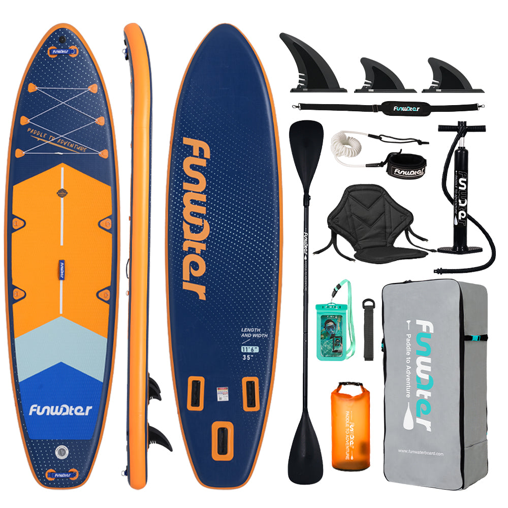 Φουσκωτό paddleboard FunWater CRUISE Paddle Board SUP RED