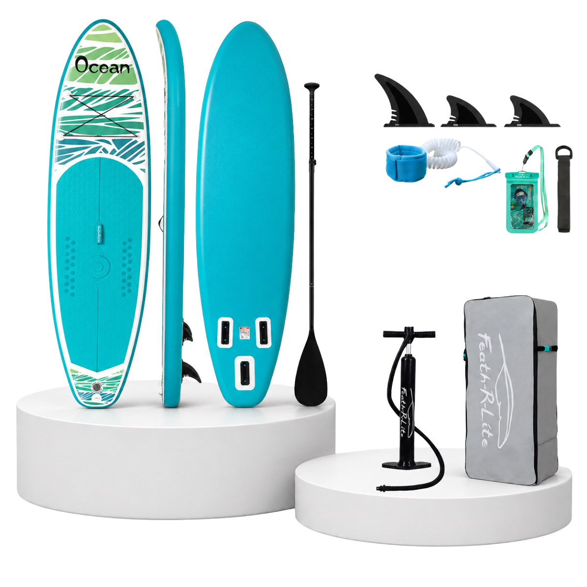 FunWater OCEAN 11' Φουσκωτό SUP Board – Σετ Paddle Board με Αξεσουάρ