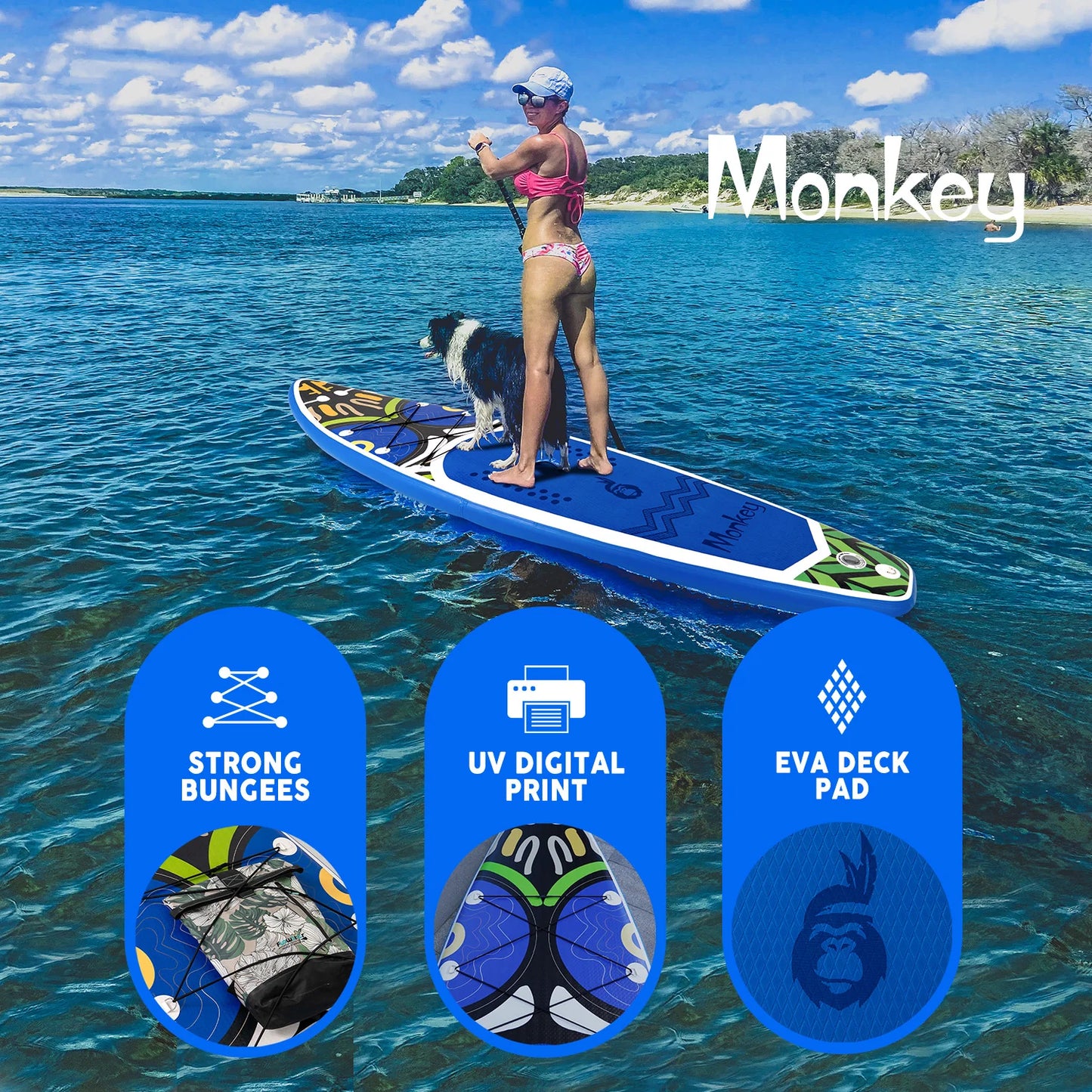 Φουσκωτό paddleboard FunWater Monkey Paddle Board SUP