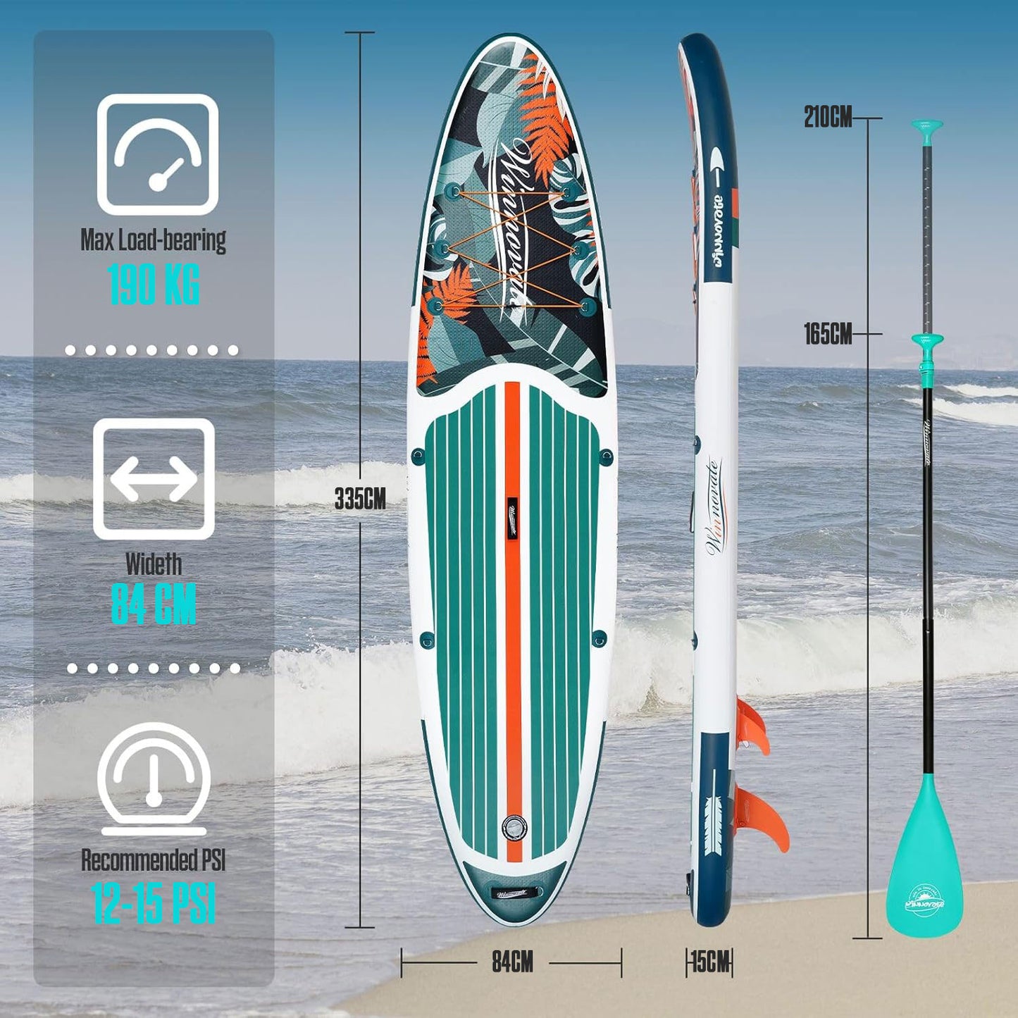 TROPIC ESCAPE 335см (11') Φουσκωτό SUP Board