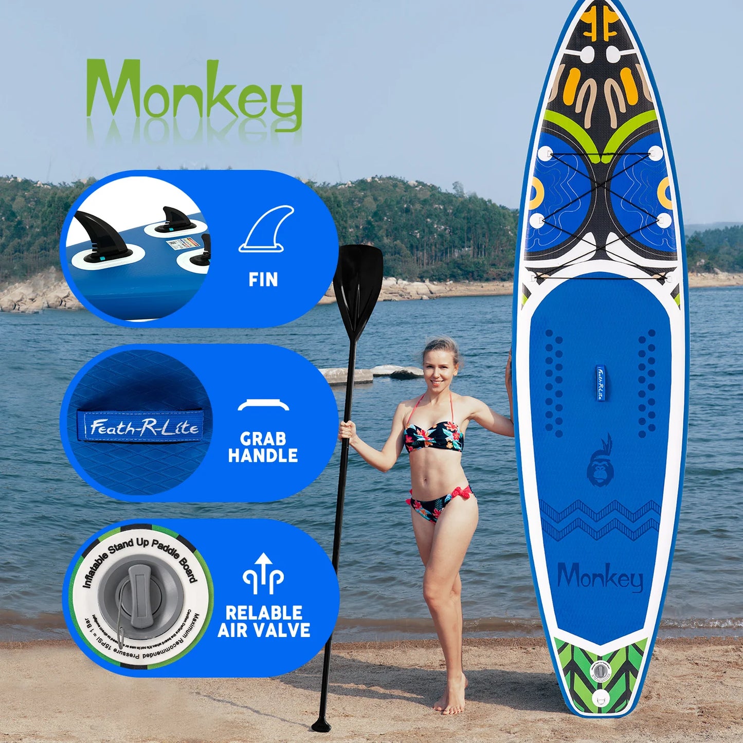 Φουσκωτό paddleboard FunWater Monkey Paddle Board SUP