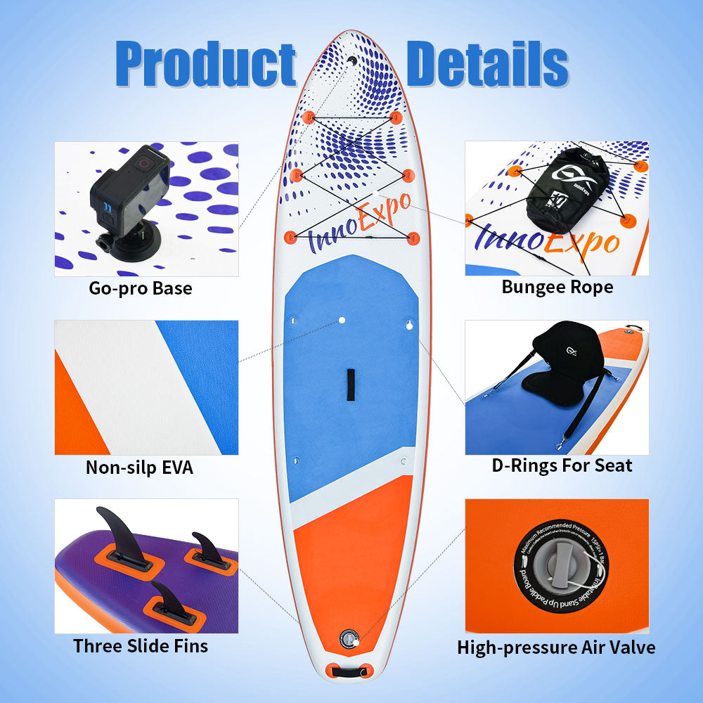 FunWater MINT WAVE 11' Φουσκωτό SUP Kayak – Σετ Paddle Board με Κάθισμα