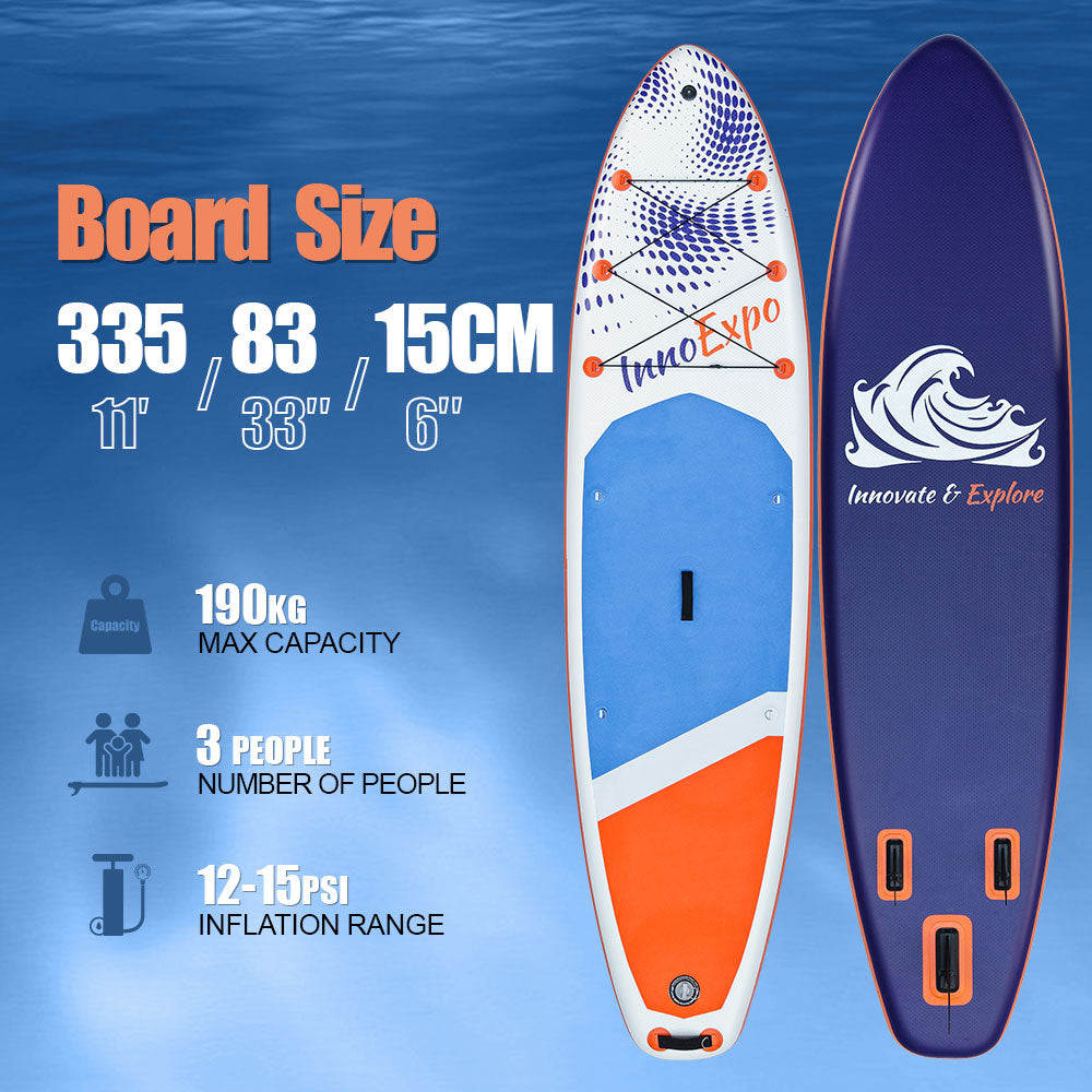 FunWater MINT WAVE 11' Φουσκωτό SUP Kayak – Σετ Paddle Board με Κάθισμα