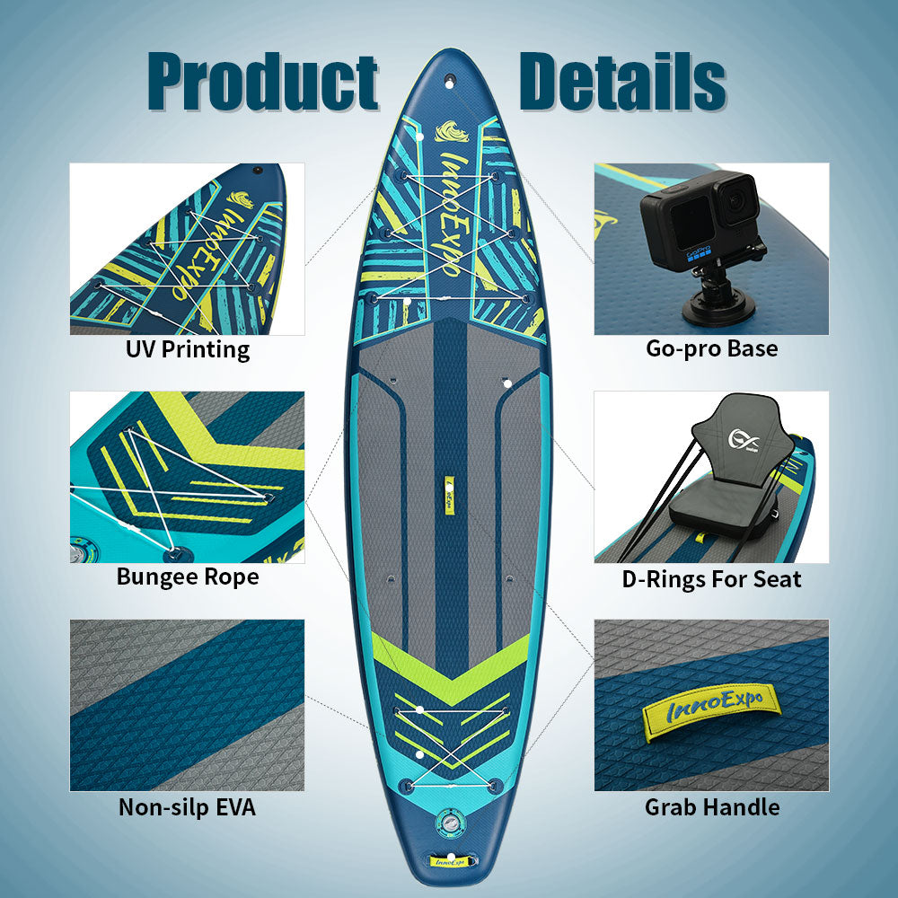Φουσκωτό SUP Kayak Glide 11'6'' 350 εκ. – Premium Σετ με Φουσκωτό Κάθισμα Kayak