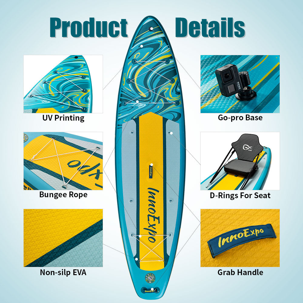 Φουσκωτό SUP Kayak Glide 11'6'' 350 εκ. – Premium Σετ με Φουσκωτό Κάθισμα Kayak