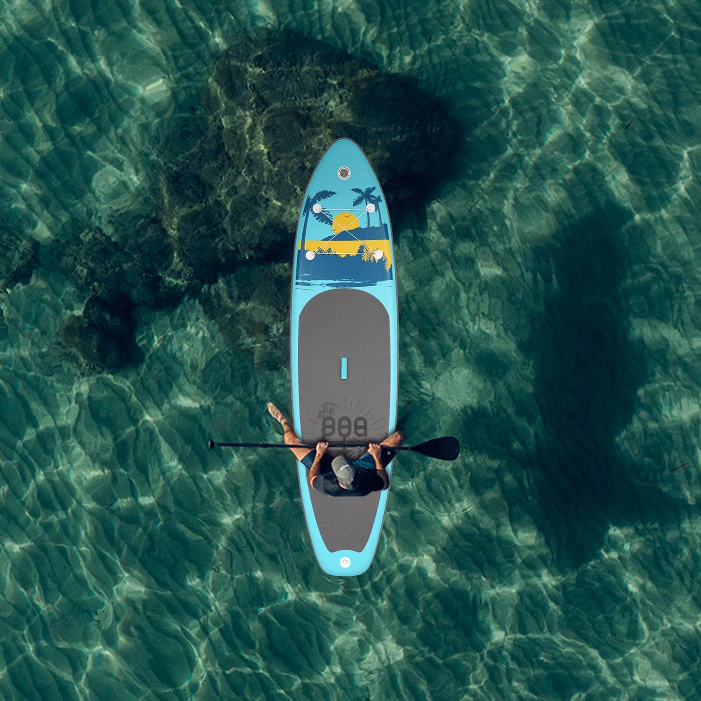 FunWater PALM 11' Φουσκωτό SUP Board – Σετ Paddle Board με Αξεσουάρ