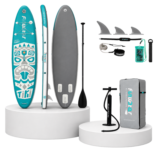 FunWater TIKI 10'6'' Φουσκωτό SUP Board – Σετ Paddle Board με Αξεσουάρ