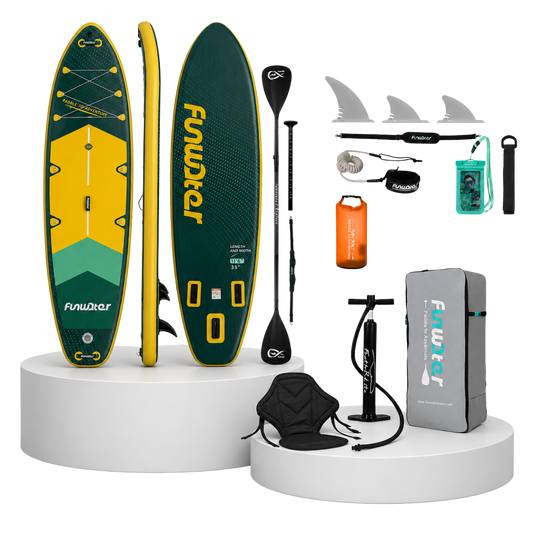 FunWater ADVENTURE PRO Green 11'6'' Φουσκωτό SUP Kayak