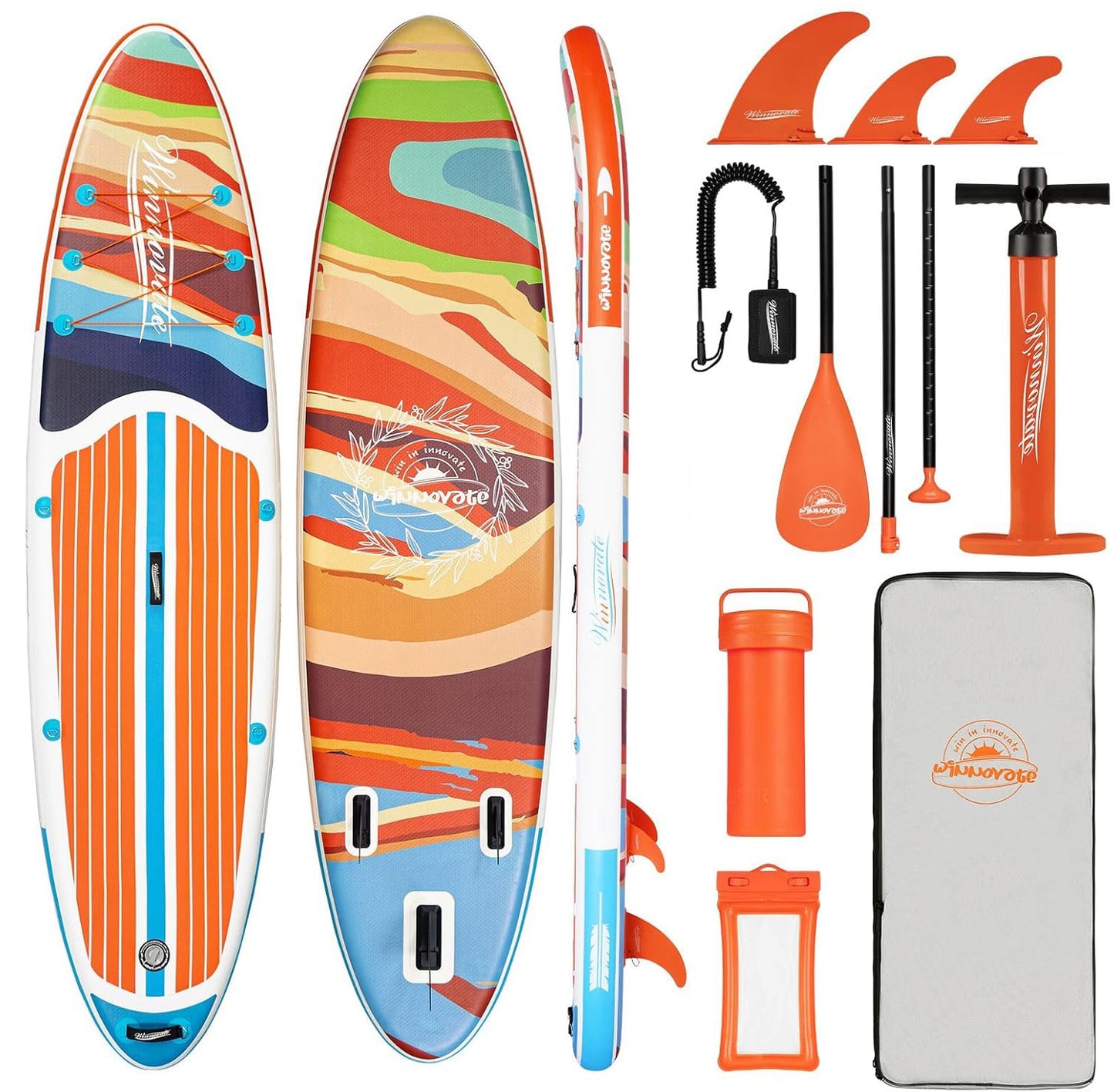 CALIFORNIA 11' Φουσκωτό SUP Board - Σετ Paddle Board με Αξεσουάρ