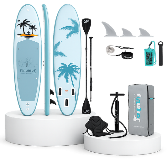 FunWater RELAX Caribbean 11'6'' Φουσκωτό SUP Kayak – Σετ Paddle Board με Κάθισμα & Αξεσουάρ