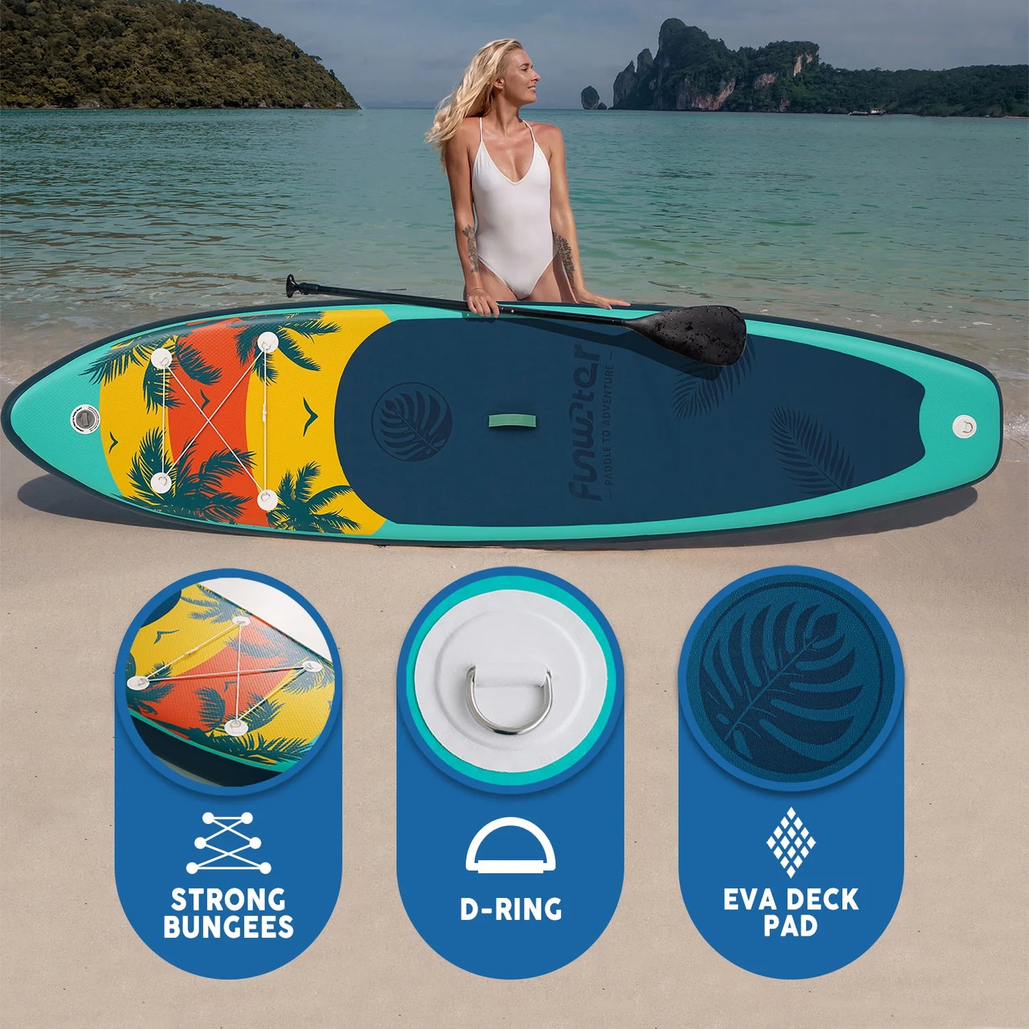 Φουσκωτό paddleboard FunWater Monkey Paddle Board SUP