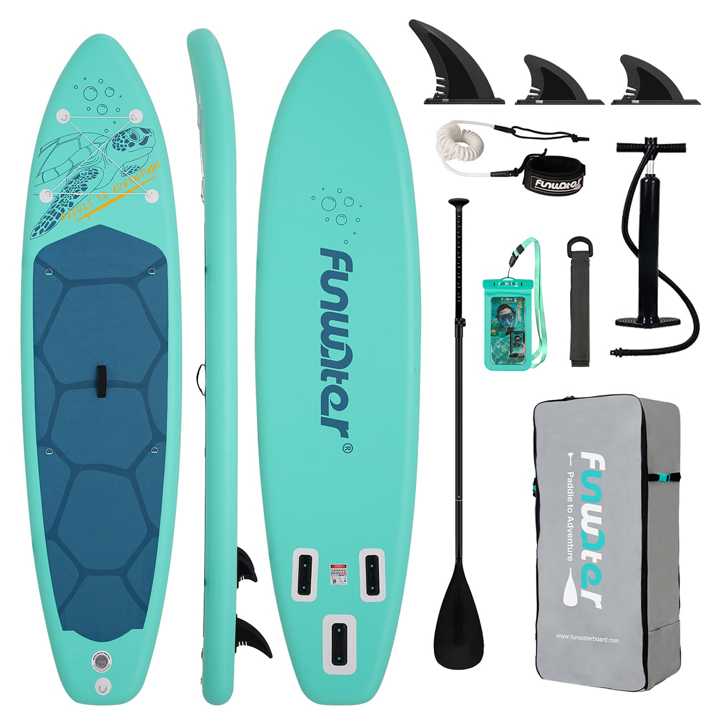 FunWater TURTLE BAY 11' Φουσκωτό SUP Board
