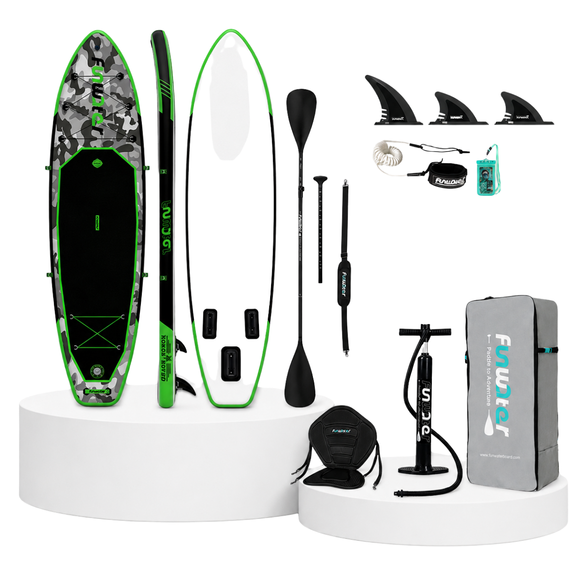FunWater HONOR 10'6'' Φουσκωτό SUP Board – Σετ Paddle Board με Αξεσουάρ