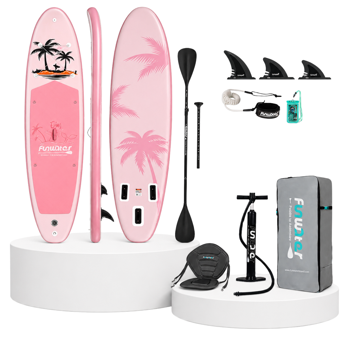 FunWater CORAL 11' Φουσκωτό SUP Kayak – Σετ Paddle Board με Κάθισμα & Αξεσουάρ