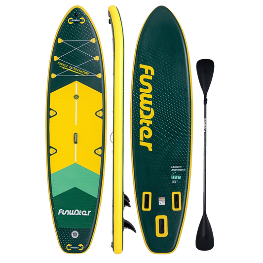 FunWater ADVENTURE PRO Green 11'6'' Φουσκωτό SUP Kayak
