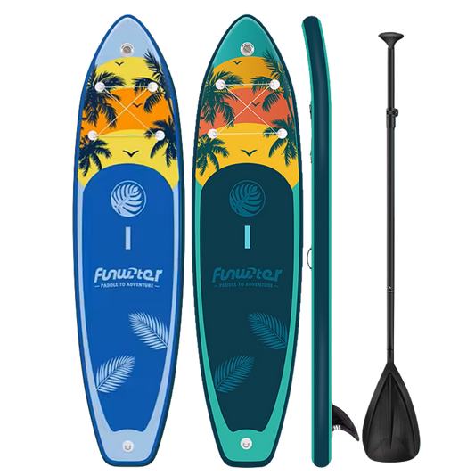 FunWater EXPLORER 11' Φουσκωτό SUP Board – Σετ Paddle Board με Αξεσουάρ